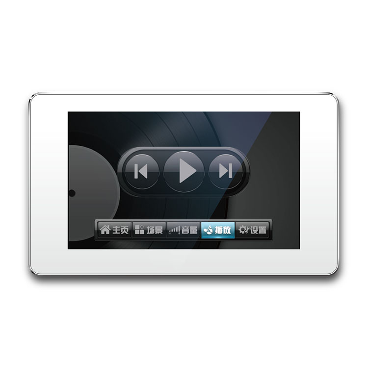 5-Inch LCD Tactus Screen Network Volume Control Wall Plate